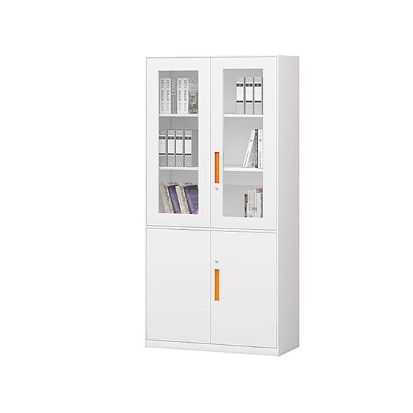 glass door shelving cabinet（900X400X1850）