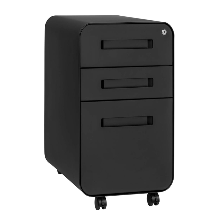 Mingspace Arc border 3-Drawer Metal Filing Cabinet with Keys